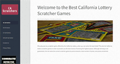 Desktop Screenshot of cascratchergames.com